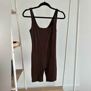 Bumpsuit “The Cindy” Chocolate Brown Small